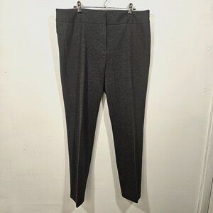 Victor Alfaro Women's Size 12 Charcoal Grey Stretch Dress Pants (117-1)